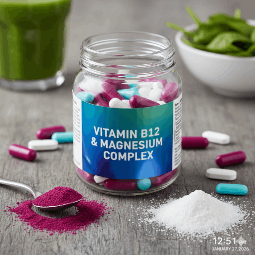 Vitamin B12 and Magnesium